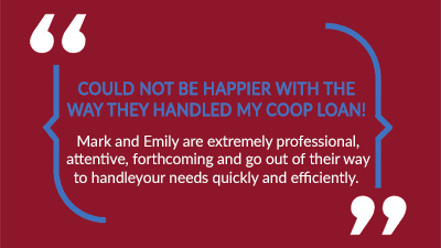 co-op loan testimonial