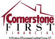 Cornerstone First Financial mortgage lender logo
