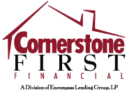 Cornerstone First Financial logo - mortgage loan lender